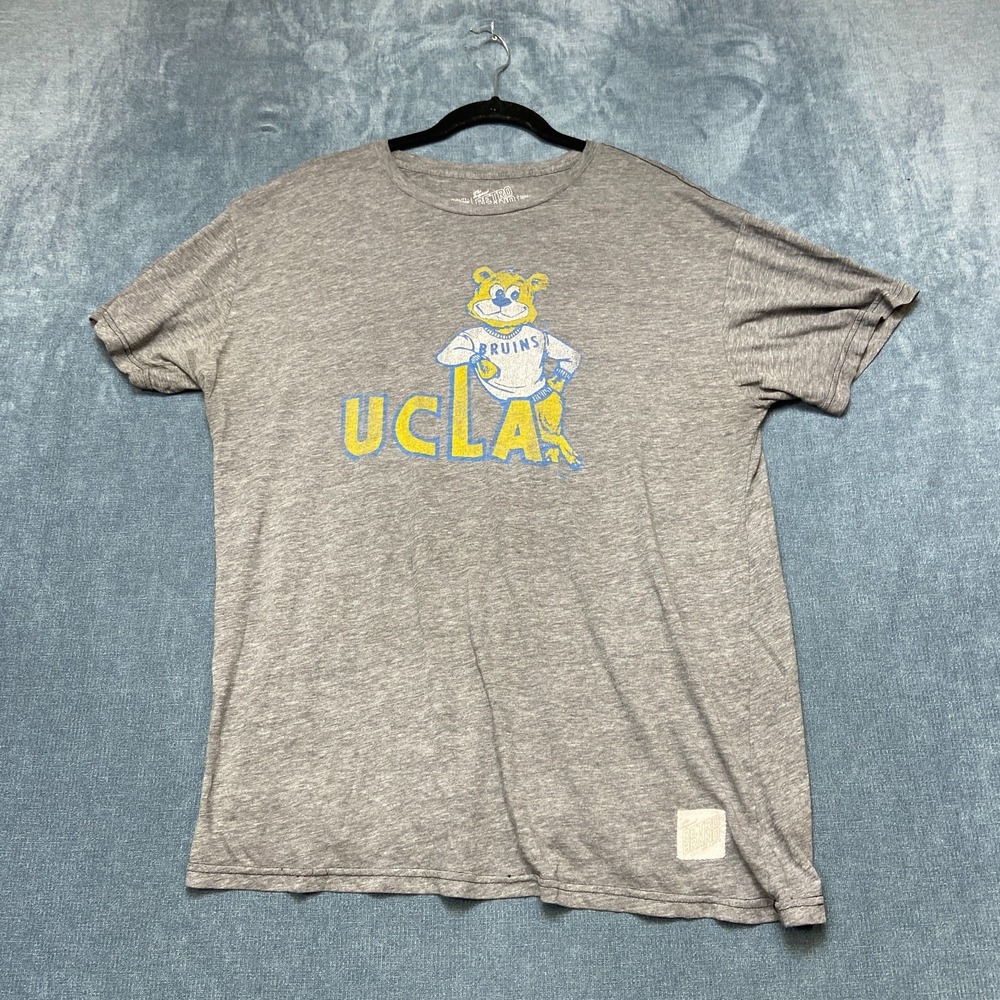 Original Retro Brand UCLA Bruins Basketball T-Shirt Mens XL Gray Short Sleeve